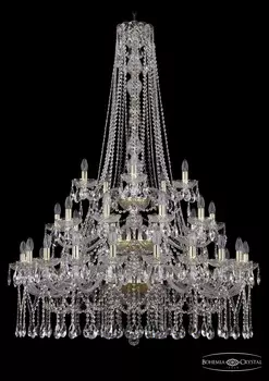 Подвесная хрустальная люстра 1413 Bohemia 1413/20+10+5/400/h-158/3d G