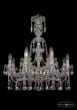 Подвесная хрустальная люстра 1413 Bohemia 1413/8+4/220/XL-73 G