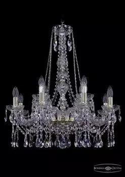 Подвесная хрустальная люстра 1413 Bohemia 1413/8+4/220/h-73 G
