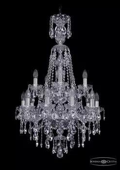 Подвесная хрустальная люстра 1415 Bohemia 1415/10+5/200/XL-97/2d Ni