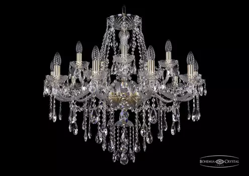 Подвесная хрустальная люстра 1415 Bohemia 1415/10+5/300 G