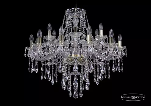 Подвесная хрустальная люстра 1415 Bohemia 1415/12+6/300 G