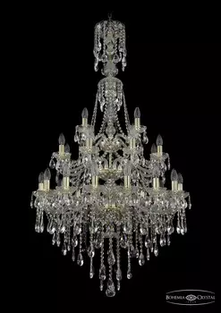 Подвесная хрустальная люстра 1415 Bohemia 1415/16+8+4/300/XL-155/3d G
