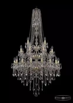 Подвесная хрустальная люстра 1415 Bohemia 1415/16+8+4/300/h-155/3d G