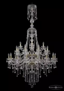 Подвесная хрустальная люстра 1415 Bohemia 1415/16+8+4/400/XL-185/2d G