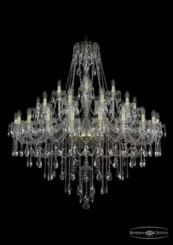 Подвесная хрустальная люстра 1415 Bohemia 1415/20+10+5/460 G