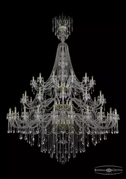 Подвесная хрустальная люстра 1415 Bohemia 1415/24+12+12/900/XLU-320/3d