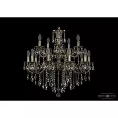 Люстра многоярусная 1702 1702/10+5/265+181/B/GB Bohemi