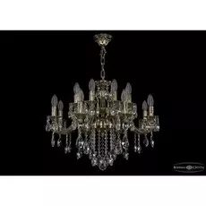 Люстра многоярусная 1703 1703/16/225/B/GB Bohemi