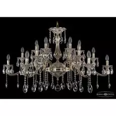 Люстра многоярусная 1709 1709/18/410/A/GW Bohemi