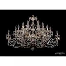 Люстра многоярусная 1709 1709/18/410/C/GW Bohemi