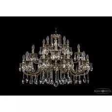 Люстра многоярусная 1722 1722/10+5+5/300/A/GB Bohemi