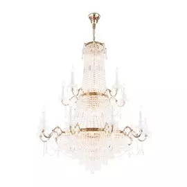 Подвесная хрустальная люстра Palace Maytoni DIA890-PL-42-G