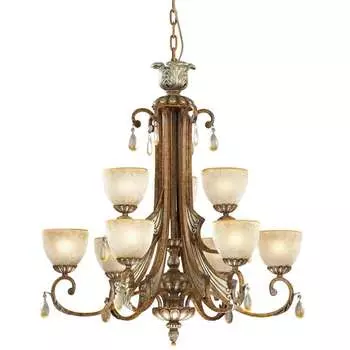 Люстра многоярусная Ruffin 2455/9 Odeon Light