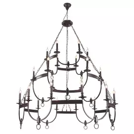 Люстра многоярусная Suerte SUERTE BROWN SP12+6+6 Crystal Lux