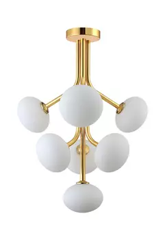 Люстра на штанге Crystal Lux Alicia ALICIA SP7 GOLD/WHITE