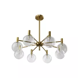 Люстра на штанге Crystal Lux Andres ANDRES SP8 BRONZE/TRANSPARENTE