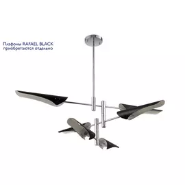 Люстра на штанге Crystal Lux Rafael RAFAEL SP6 CHROME
