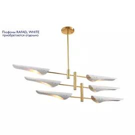Люстра на штанге Crystal Lux Rafael RAFAEL SP6 GOLD