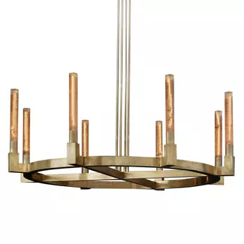 Люстра на штанге Delight Collection Cannele KM0550P-8 brass