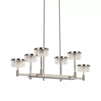 Люстра на штанге Delight Collection Diamond cut MD21020075-6B satin ni