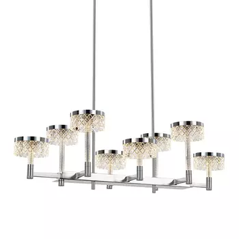 Люстра на штанге Delight Collection Diamond cut MD21020075-8B chrome