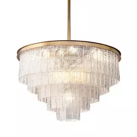 Люстра на штанге Delight Collection Glace KG0998P-10R brass