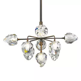 Люстра на штанге Delight Collection On the Rocks P68038L-9 gold