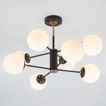 Люстра на штанге Eurosvet 70091/8 черный