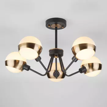 Люстра на штанге Eurosvet 70093/5 черный