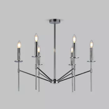 Люстра на штанге Eurosvet Anders 60142/6 хром