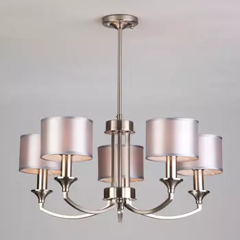 Люстра на штанге Eurosvet Diana 60067/5 сатин-никель