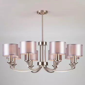 Люстра на штанге Eurosvet Diana 60067/8 сатин-никель