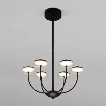 Люстра на штанге Eurosvet Fungo 50388 LED черный