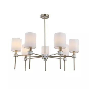 Люстра на штанге Indigo Poesia V000578 13035/8R Brass