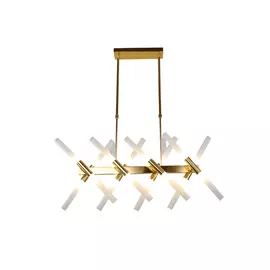 Люстра на штанге Lumina Deco Alford LDP 6036-16 GD