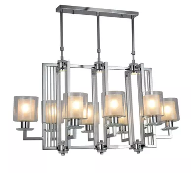 Люстра на штанге Lumina Deco Manhattan LDP 8012-8P CHR
