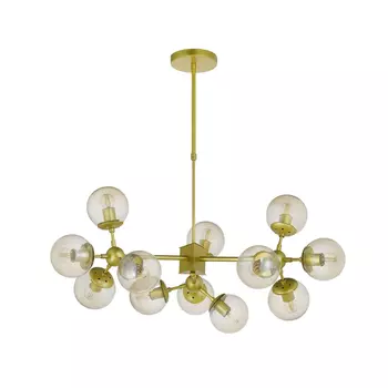 Люстра на штанге Lumina Deco Zodiak LDP 160-12 GD