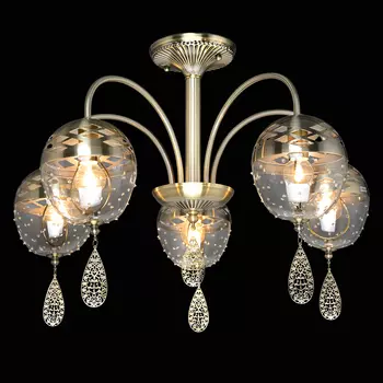 Люстра на штанге Максисвет 1-4415-5-AB E14