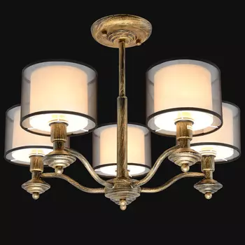 Люстра на штанге Максисвет 1-6558-5-BKSAB E14