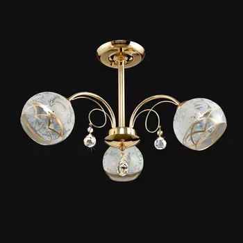 Люстра на штанге Максисвет 2-8905-3-FG E27