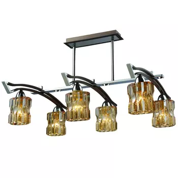 Люстра на штанге N-Light N-Light 481 481-06-13 chrome + wengue
