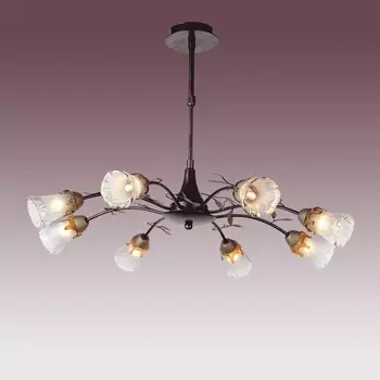 Люстра на штанге N-Light N-Light 0304 PX-0304/8B gray with red