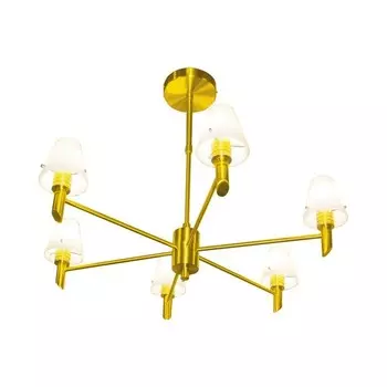 Люстра на штанге N-Light N-Light P-797 P-797/6 satin gold
