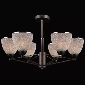 Люстра на штанге Natali Kovaltseva Chambery Chambery 75113-6C GRAY, CHROME