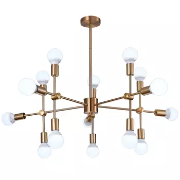 Люстра на штанге Natali Kovaltseva Loft Lux LOFT LUX 75130/12C GOLD