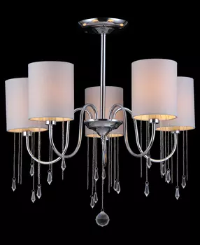 Люстра на штанге Natali Kovaltseva MONZA 11426/5C CHROME