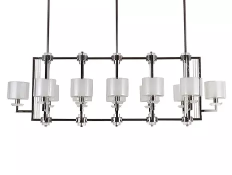 Люстра на штанге Newport 4401 4408+4/S black glossy