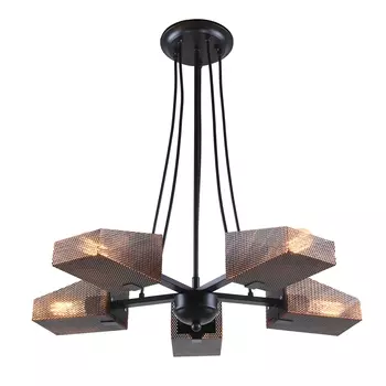 Люстра на штанге RiForma Tanks 8550 2-8550-5-BK E27