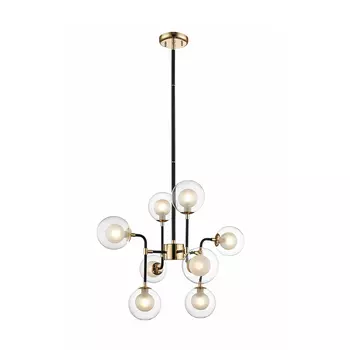 Люстра на штанге Zumaline Riano P0454-08C-SDGF